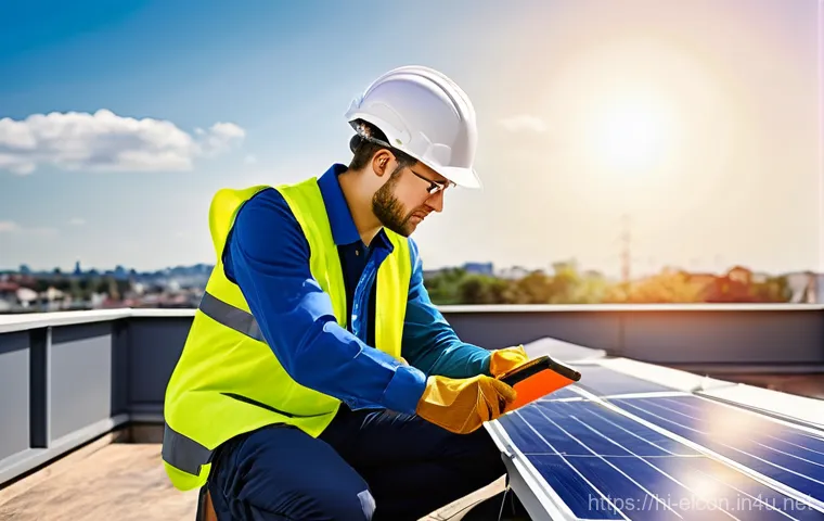 전기공사 자격증 연봉 협상 전략 - **Prompt 1: The Certified Professional Electrician**
    "A confident and skilled electrician, eithe...